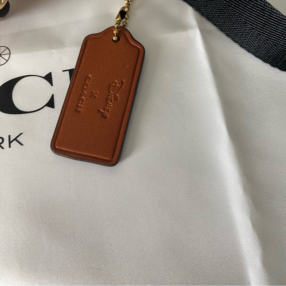 Disney X Coach Charter Belt Bag 7 In Signature Textile Jacquard With Patches - Picture 11 of 15